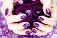 Дизайн нігтів: фіолетовий манікюр
