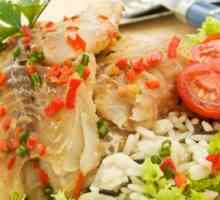 Швидкий і корисний вечерю в мультиварці: рибний стейк з овочами і рисом