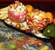 Яблучно-горіховий десерт в баночках