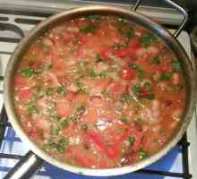 Як готувати квасоля з м`ясом в томаті