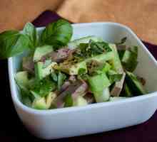 Як готувати смачні салати з яловичим мовою
