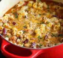 Як приготувати густий суп з квасолею і макаронами