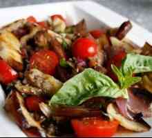 Як приготувати теплий італійський салат з баклажанами