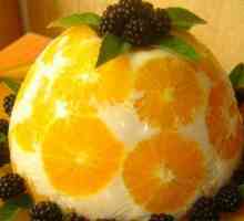 Як приготувати желейний торт "апельсини в йогурті"
