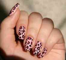 Як зробити малюнок "леопард" на нігтях?