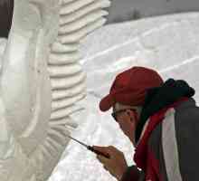 Як зробити скульптури з снігу