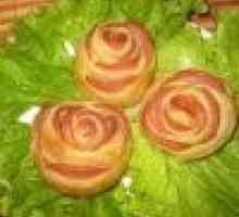Як зробити листкові трояндочки з ковбасою