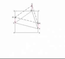 Як вписати трикутник в квадрат