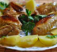 Крильця в духовці з картоплею: ​​рецепт приготування