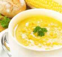 Кукурудзяний суп з креветками