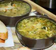 Курячий суп з рисом і горіхами