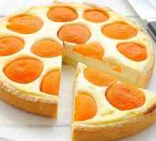 Горіховий пиріг з сиром і абрикосами