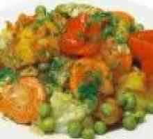 Овочеве рагу в вершково-соєвому соусі