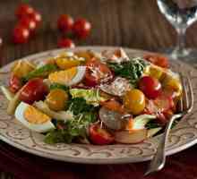 Рецепт різнобарвного овочевого салату