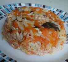 Салат «вечірній вечерю» з рисом