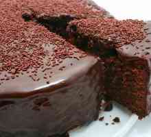 Шоколадний торт з глазур`ю