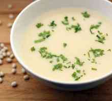 Суп-пюре з білої квасолі
