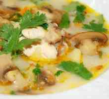 Сирно-грибний суп