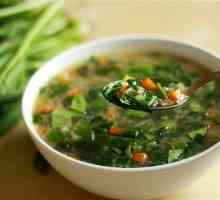 Зелений суп з імбиром
