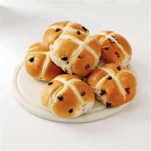 Англійські великодні булочки "hot cross buns"