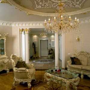 Дизайн вітальні в класичному стилі