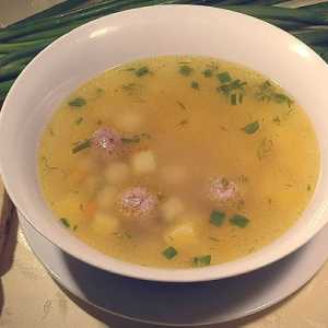 Як робити суп з фрикадельками