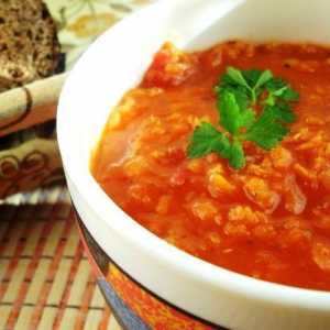 Як приготувати сочевичний суп з томатами