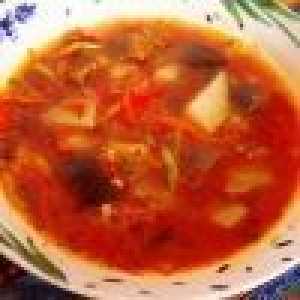 Як приготувати пісний суп з баклажанами