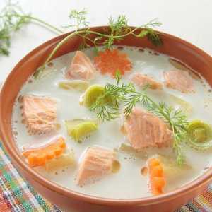Як приготувати вершковий суп з лососем