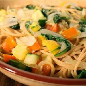 Як приготувати спагетті з овочами