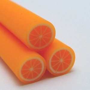 Як зробити часточки апельсина з полімерної глини