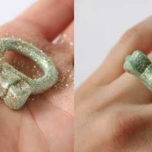 Як зробити кільце з полімерної глини