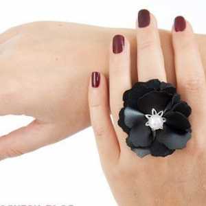 Як зробити перстень-квітка зі шкіри