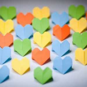 Як зробити серце з орігамі