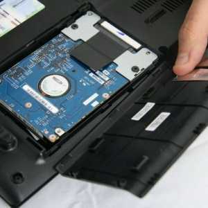 Як встановити жорсткий диск в ноутбук