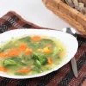 Овочевий суп з кревель