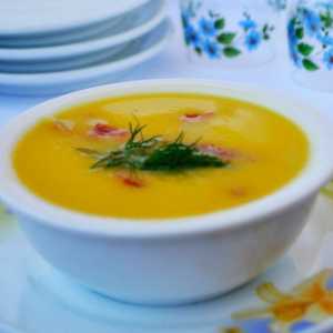Овочевий суп-пюре з шинкою