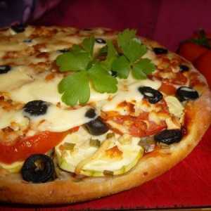 Піца з рисом і овочами