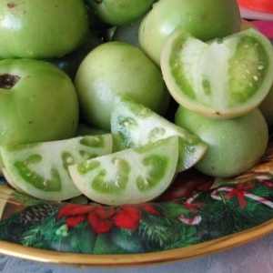 Рецепт бочкових зелених помідор