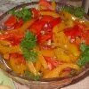 Рецепти салатів з солодкого болгарського перцю