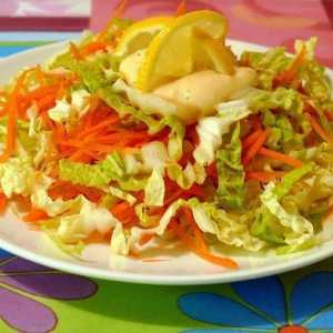 Рецепти салатів з китайською капустою