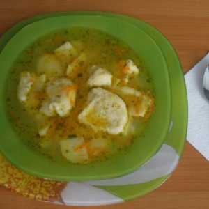 Рибний суп з галушками по-німецьки
