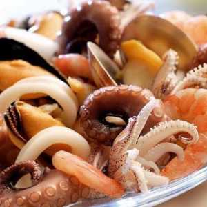 Салат «ніагара» з морепродуктами