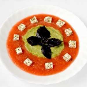 Смузі-суп з овочів з бринзою