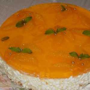 Сирно-апельсиновий торт без випічки