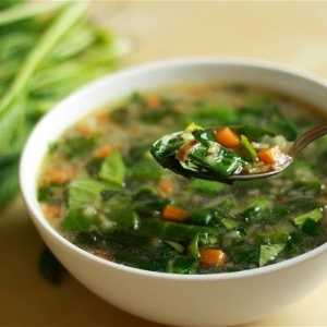 Зелений суп з імбиром